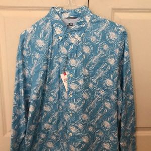 Izod crab and lobster button down